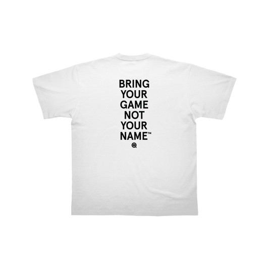T-Shirt «Classic logo / Bring your game» - Blanc