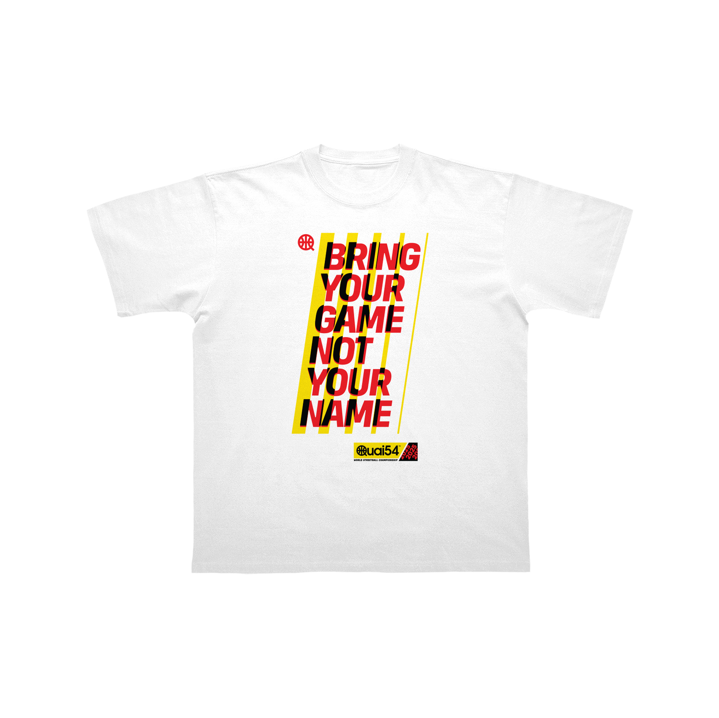 T-Shirt «Bring your game - 2025» - Blanc